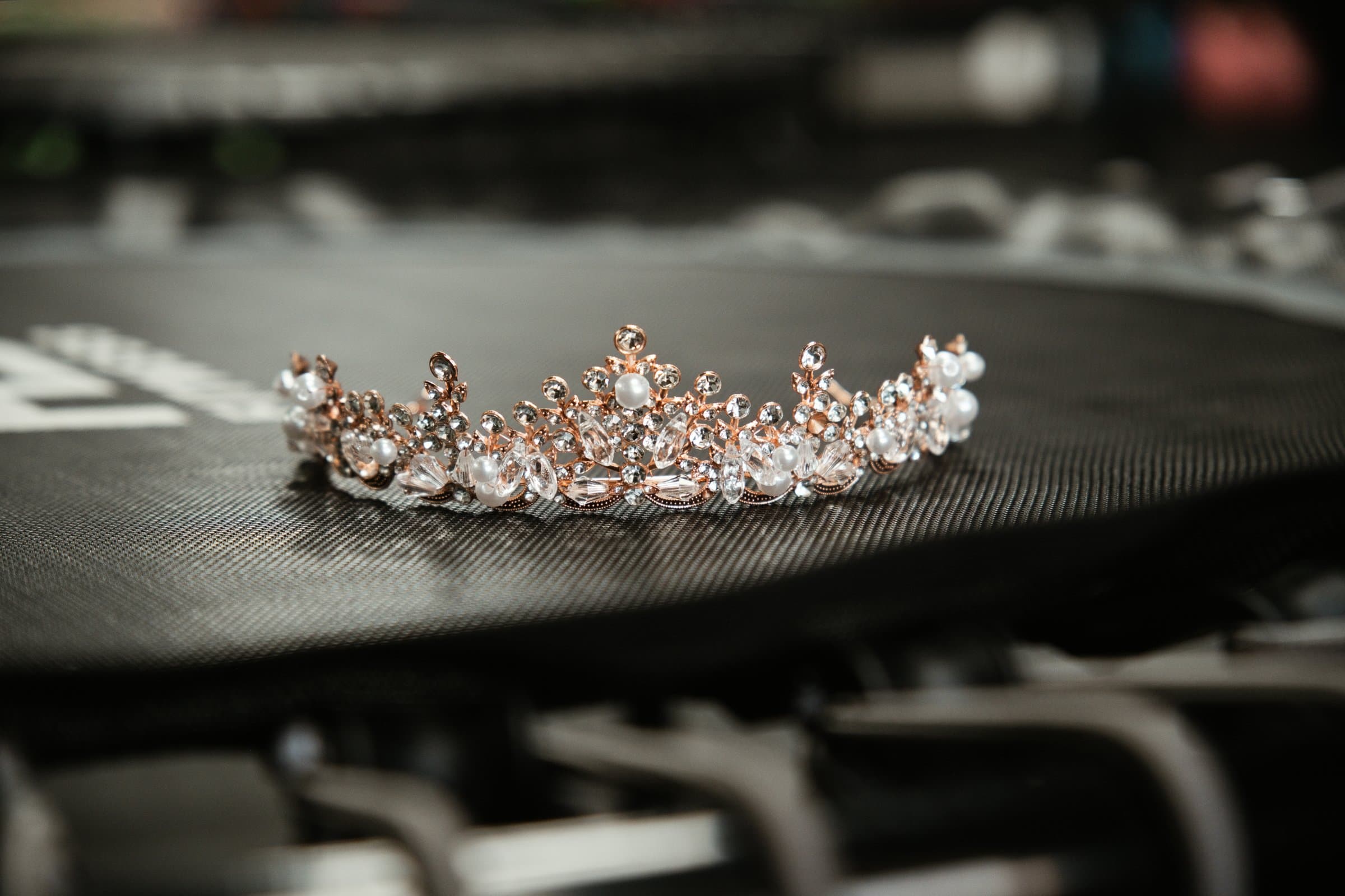 Crown Fitness tiara detail