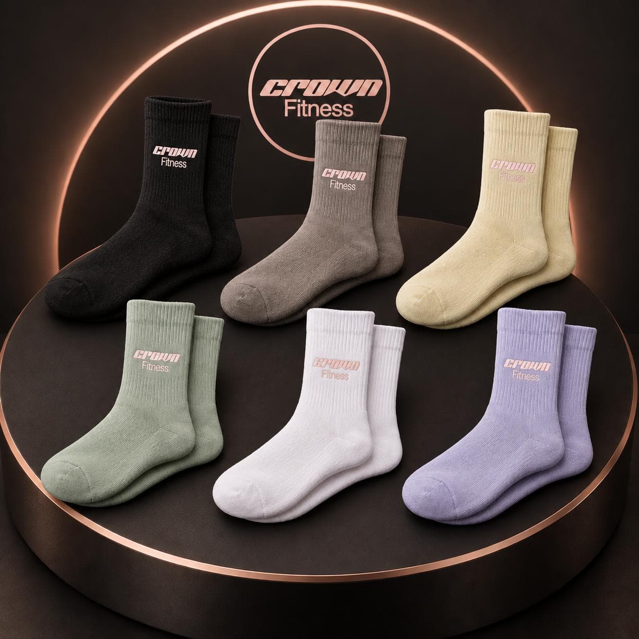 Crown Grip Socks