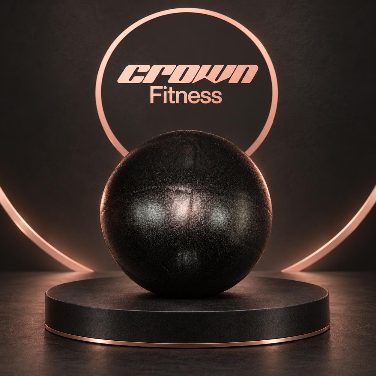 Crown Pilates Ball - Black