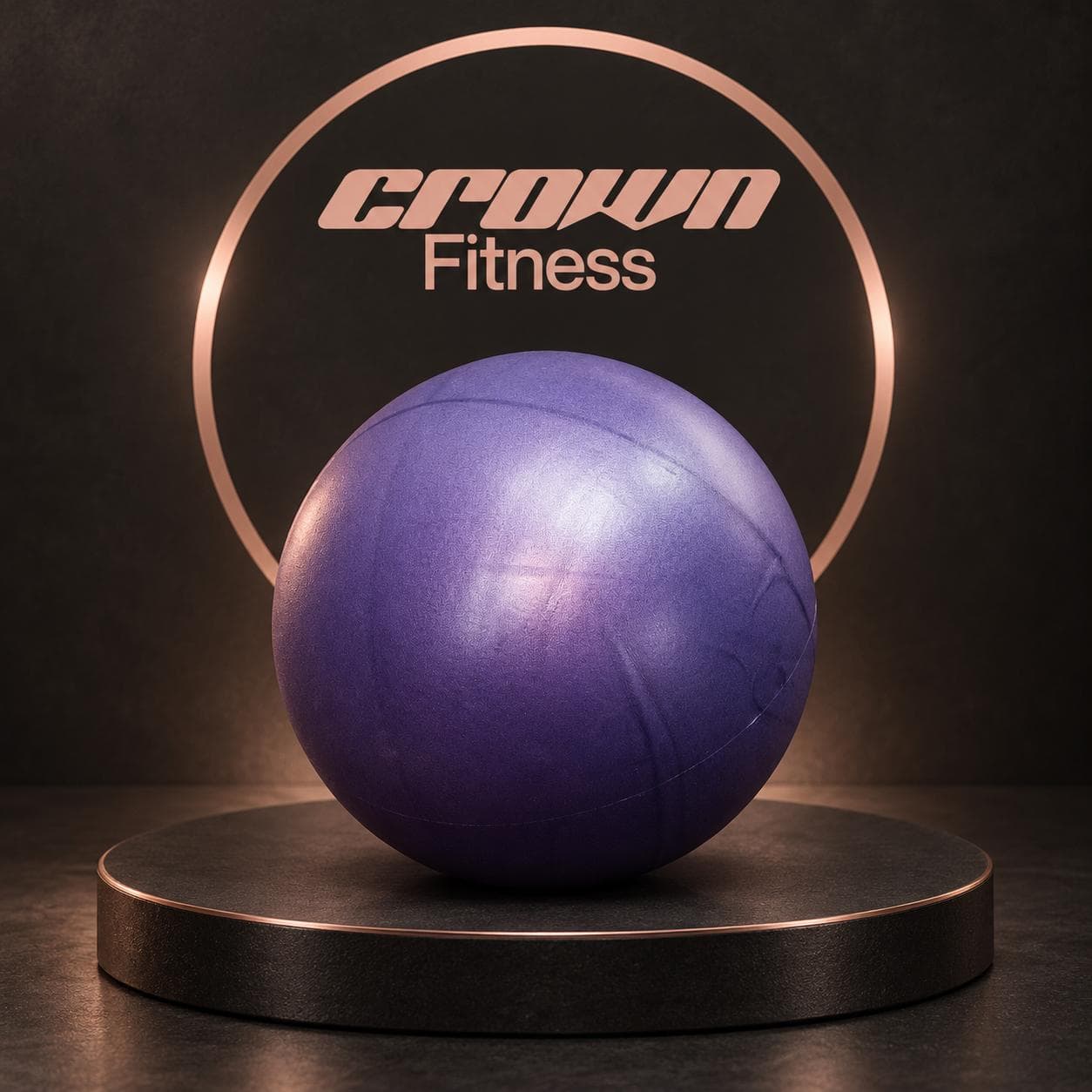 Crown Pilates Ball - Purple