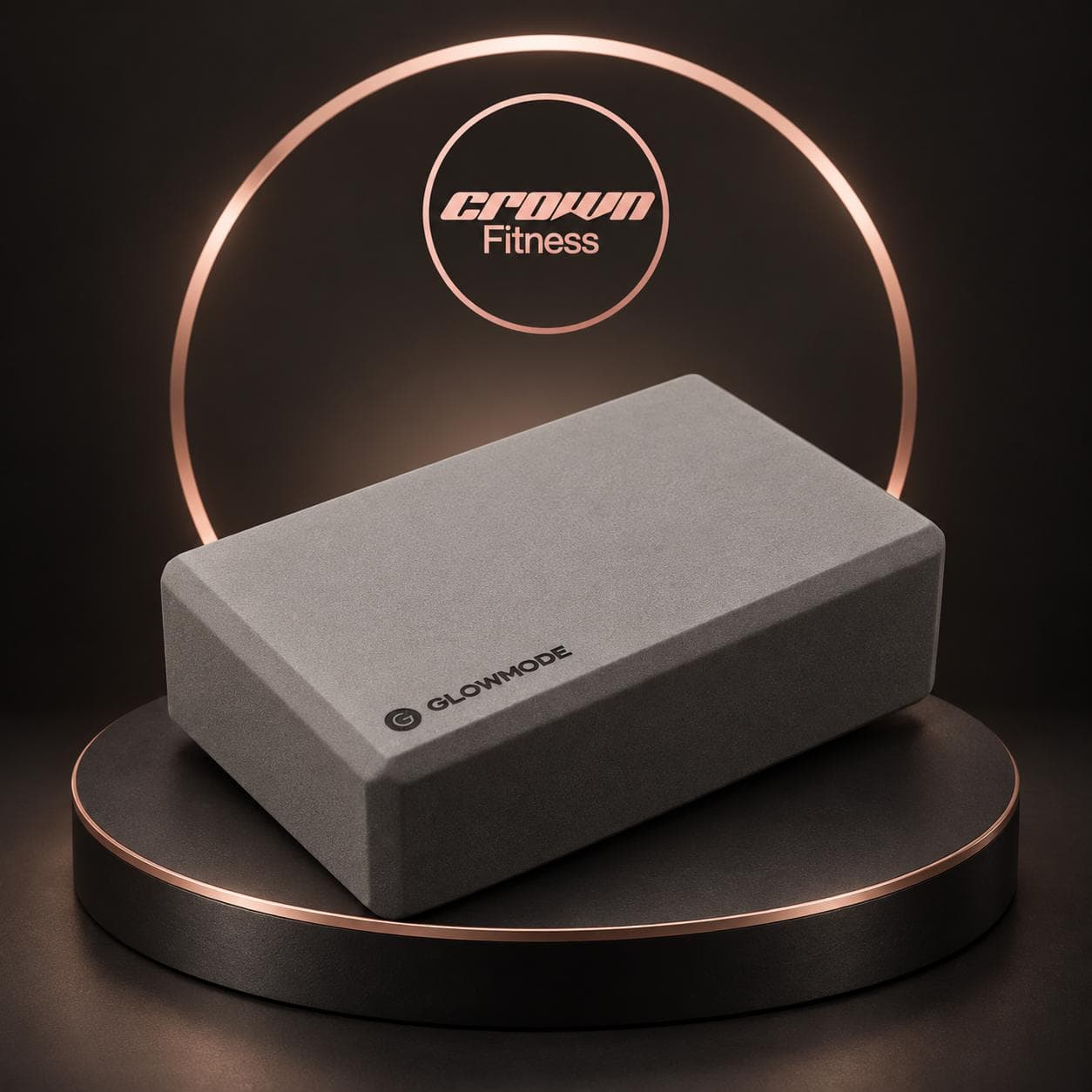 Crown Pilates Block - Grey