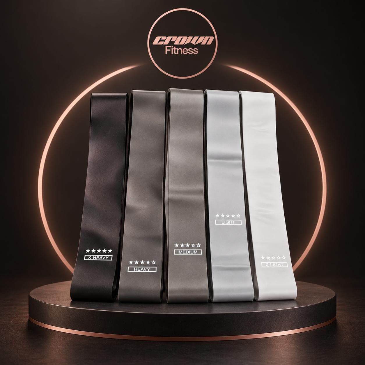 Crown Resistance Bands - Grey